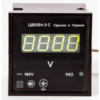 Вольтметр постійної напруги ЦВ0204-3